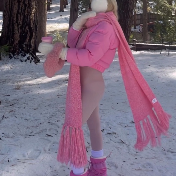 Pink Scarf - Picture 2 of 3
